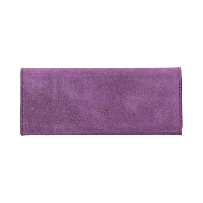 Bloominbag Prisma Mulberry Wine Deri Gözlük Kılıfı – Mıknatıslı Üçgen Tasarım