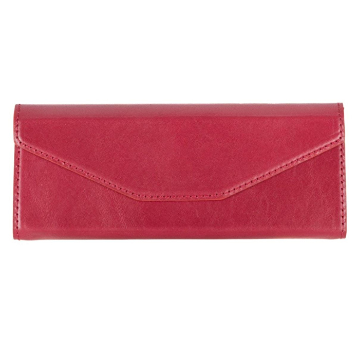 Bloominbag Prisma Dusty Crimson Deri Gözlük Kılıfı – Mıknatıslı Üçgen Tasarım