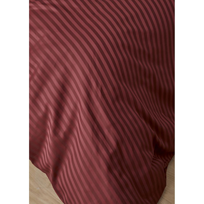 Bella Maison Premium Tencel Çift Kişilik Saten Nevresim Seti Bordo (200x220 Cm) Bordo