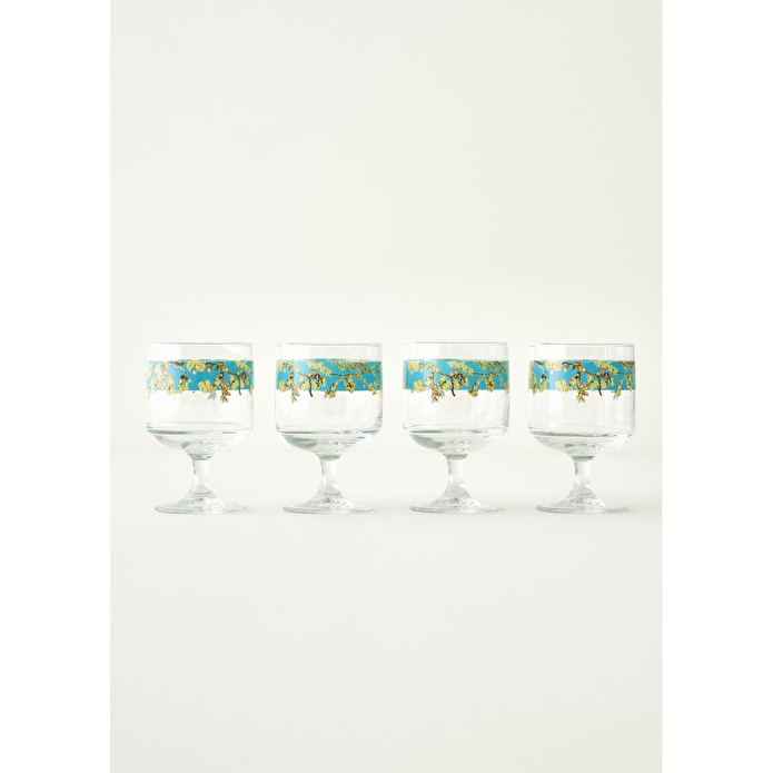 Bella Maison Van Gogh Almond Blossom Cup 4’lü Turkuaz (300 Cc)