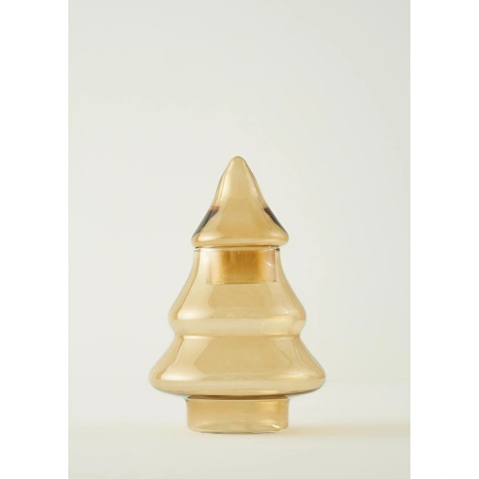 Bella Maison Pine Tree Dekoratif Obje Amber (18x26 Cm)