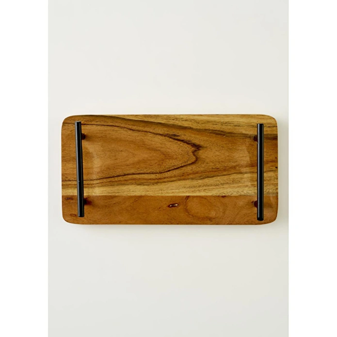 Bella Maison Eliffe Dekoratif Tepsi Naturel (30x15x5 Cm) Naturel