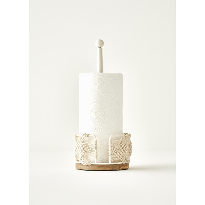 Bella Maison Flick Kağıt Havluluk Krem (14x14x33 Cm) Krem