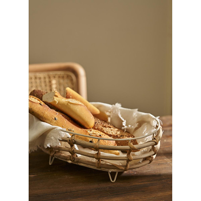 Bella Maison Dawn Oval Sepet Naturel (33x23x11 Cm) Naturel