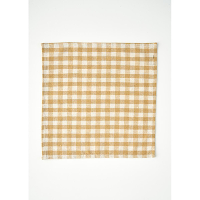 Bella Maison %100 Pamuk Pavia Peçete Hardal (40x40 Cm) Hardal