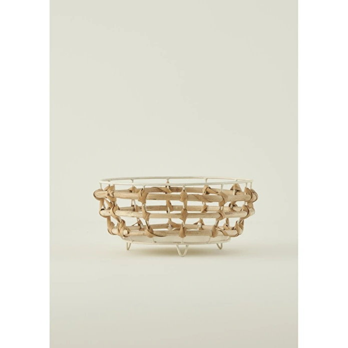 Bella Maison Dawn Yuvarlak Sepet Naturel (27x12 Cm) Naturel