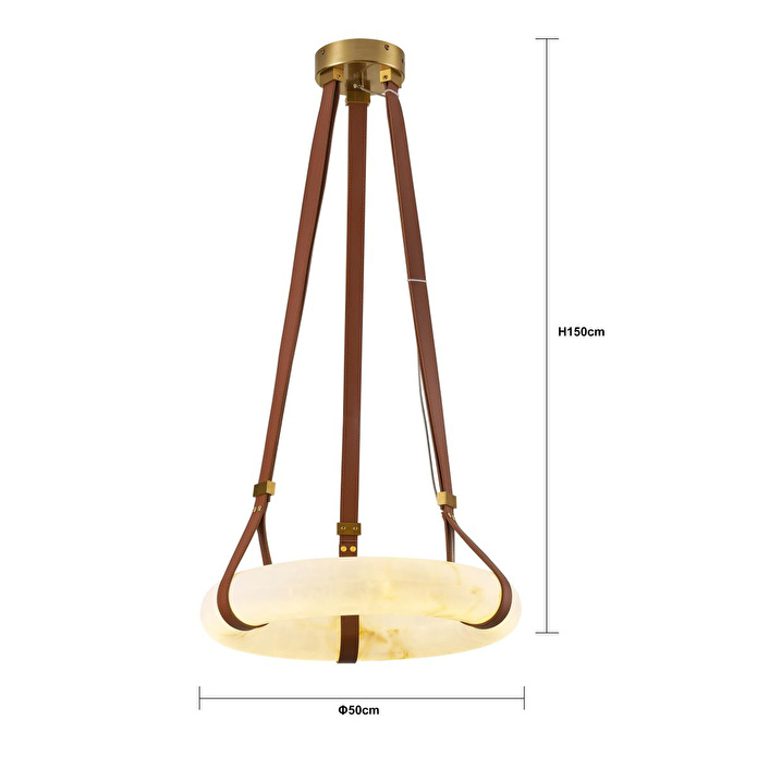 Apliqa Zevrox 50lik Yuvarlak 3 Renkli Led Avize