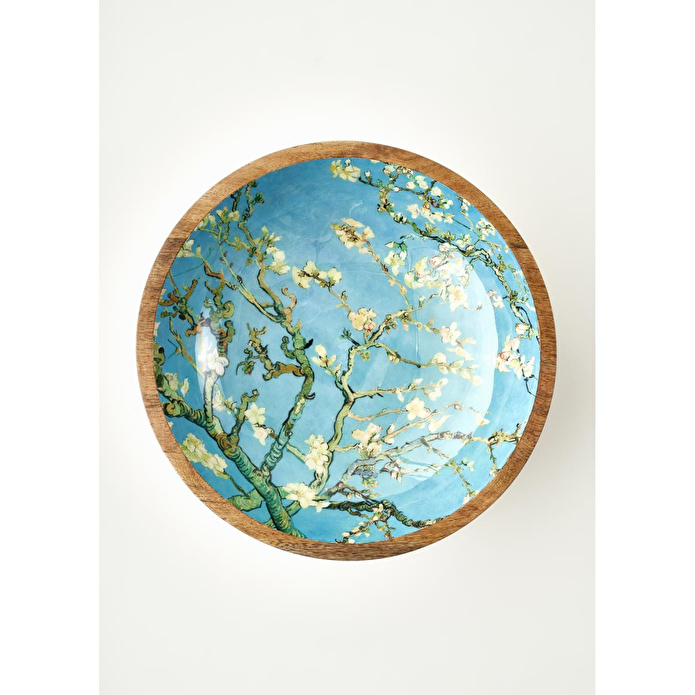 Bella Maison Van Gogh Almond Blossom Mango Sunum Kasesi Turkuaz (30x8 Cm) Turkuaz