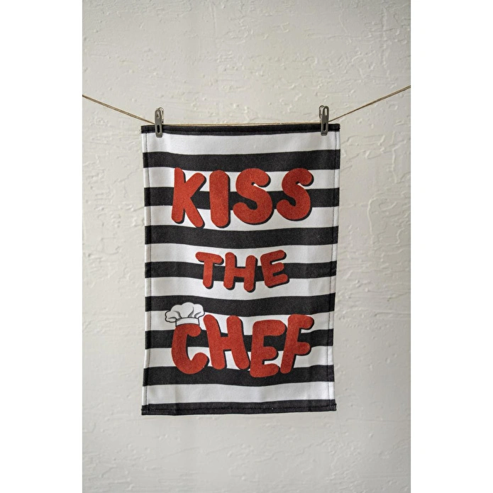 Cozy Home Cheer Kitchen Mutfak Havlusu Kiss The Chef