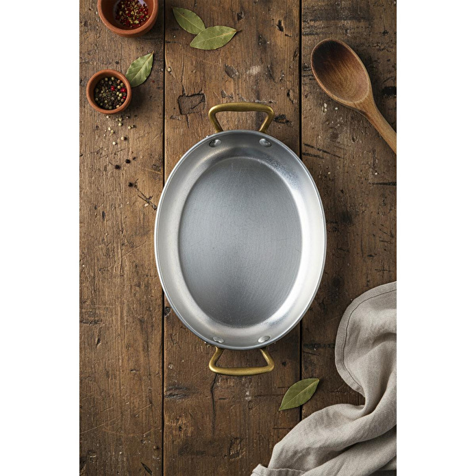 Bambum Fornello Çelik Oval Sunum 24 Cm
