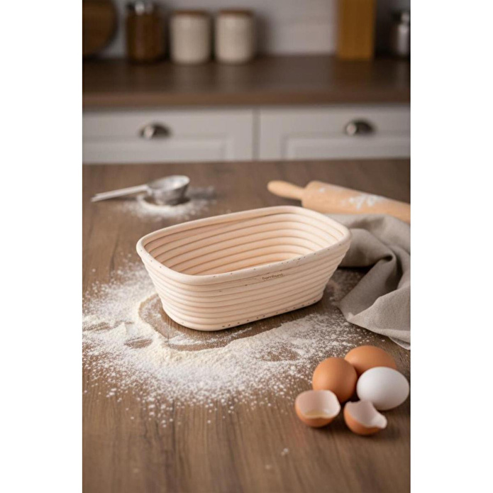 Bambum Puder - Ekmek Mayalama Sepeti Dikdörtgen 20 Cm