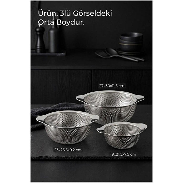Bambum Nesta - Çelik Süzgeç 23 Cm