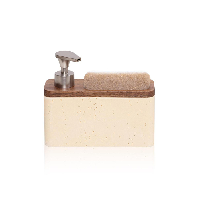 The Mia Travertine Süngerli Sıvı Sabunluk Krem 420 Ml