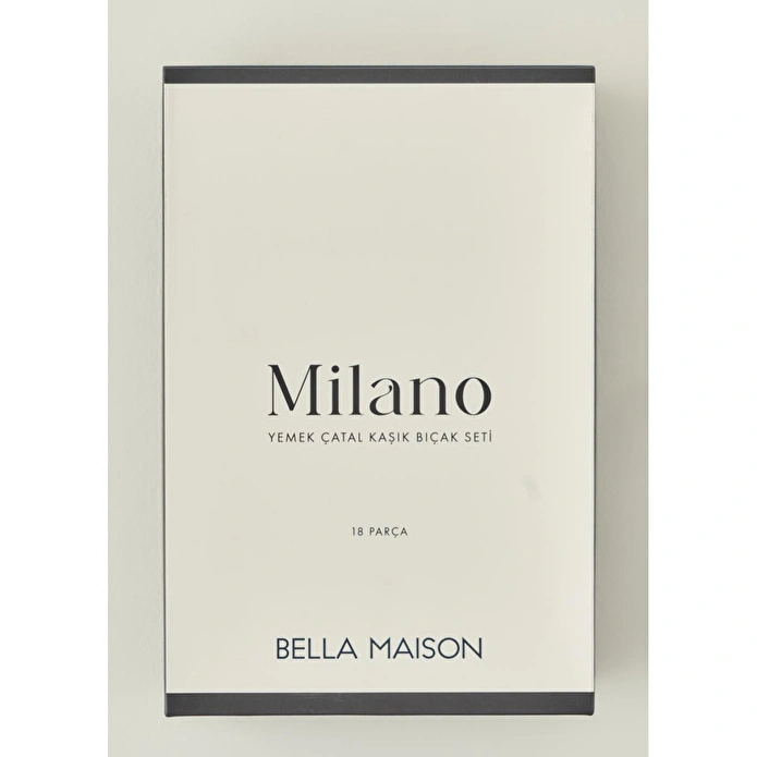 Bella Maison Milano 12 Kişilik 84 Parça Çatal Kaşık Bıçak Seti Gold