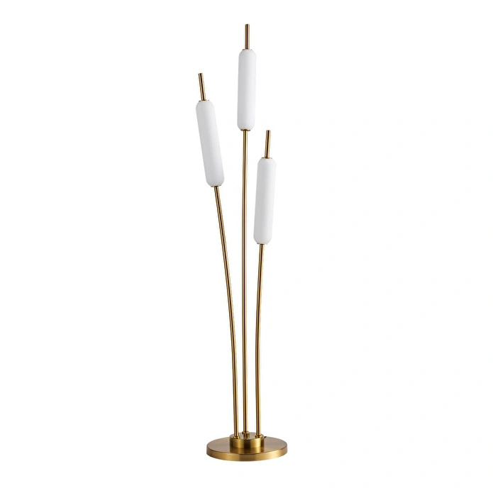 Apliqa Reed 3'lü Gold 36 Watt Led Lambader