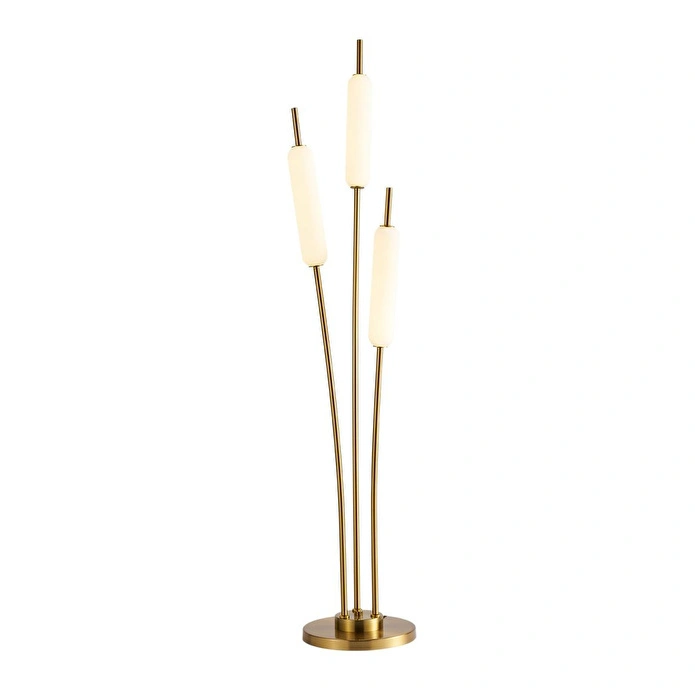 Apliqa Reed 3'lü Gold 36 Watt Led Lambader