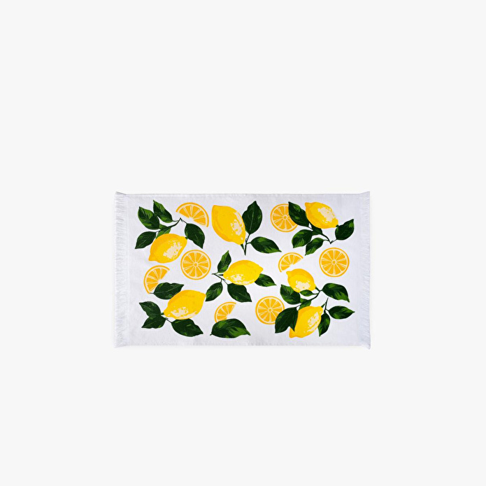 Green Black Limonara 3'lü Mutfak Havlu Seti Baskılı 40x60