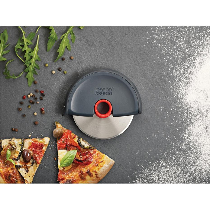 Joseph Joseph Disc Easy-clean Pizza Diski - Gri/kırmızı
