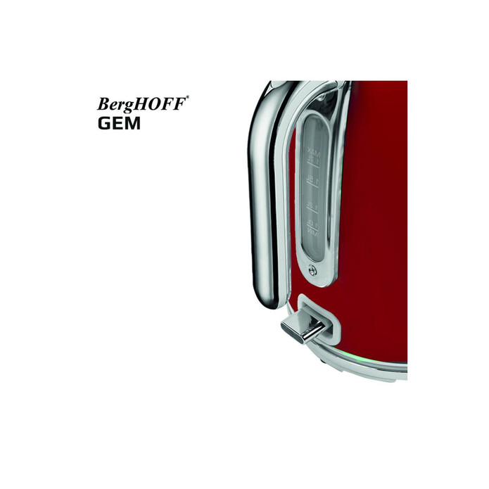 Berghoff Gem Retro 1.7 Litre Kırmızı Su Isıtıcısı