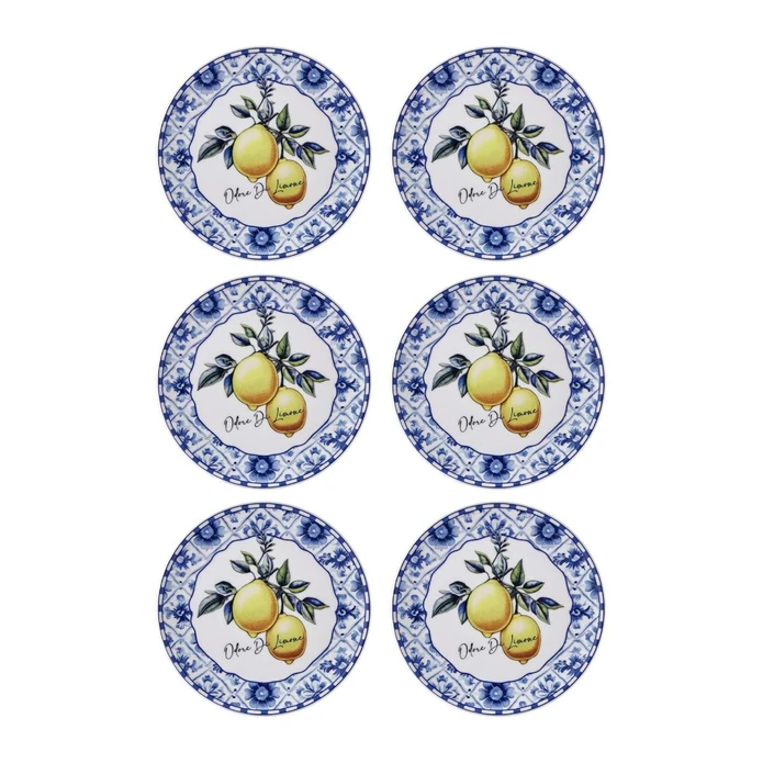 The Mia Odore Di Limone Pasta Tabağı 6lı Set 19 Cm Odl0001