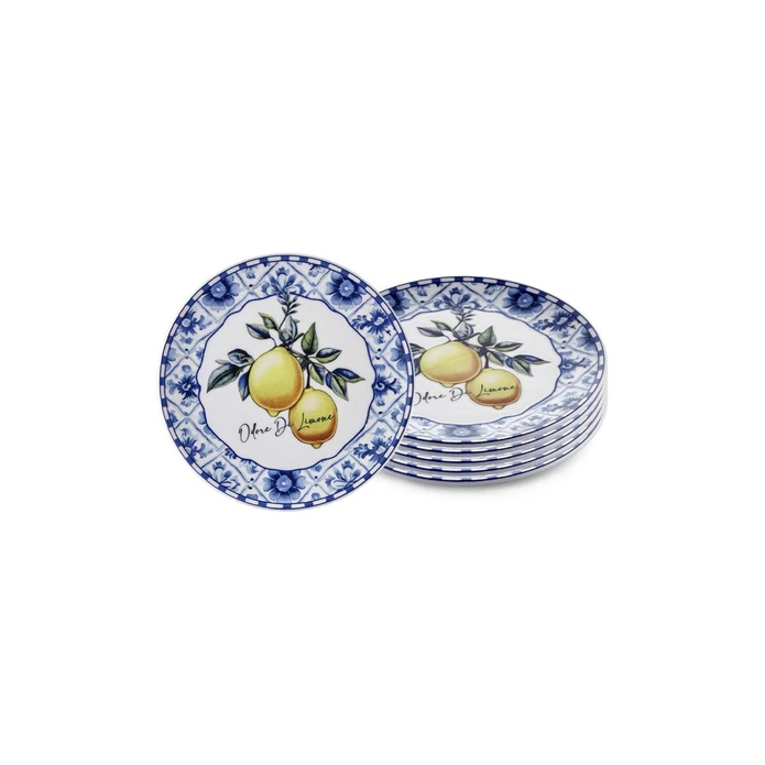 The Mia Odore Di Limone Pasta Tabağı 6lı Set 19 Cm Odl0001