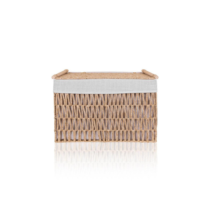 The Mia Cesta Hasır Organizer Sepet Naturel 57x36x37 Cm