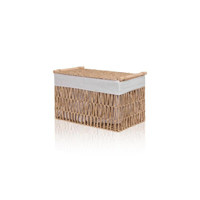 The Mia Cesta Hasır Organizer Sepet Naturel 52x30x32 Cm