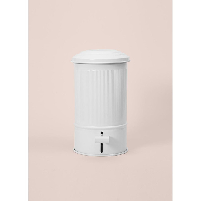 The Mia Stripe Mutfak Ve Banyo Çöp Kovası Beyaz 5 Lt