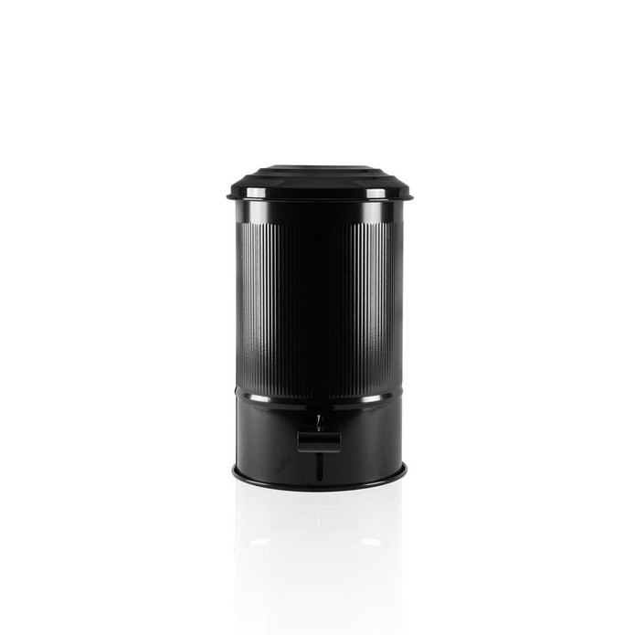 The Mia Stripe Mutfak Ve Banyo Çöp Kovası Siyah 5 Lt