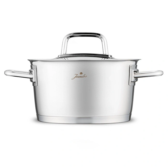 Jumbo Felix 8 Parça İndüksiyon Tabanlı Çelik Tencere Seti