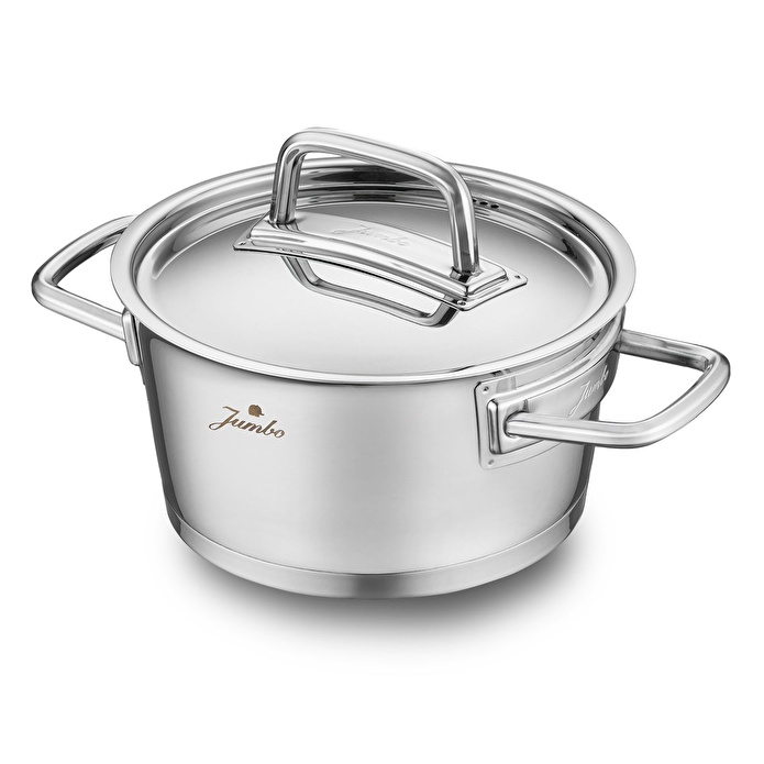 Jumbo Felix 8 Parça İndüksiyon Tabanlı Çelik Tencere Seti