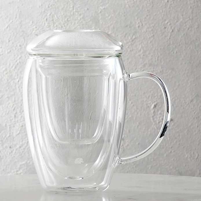 Jumbo Glory Double Wall Bitki Çay Bardağı 280 ml