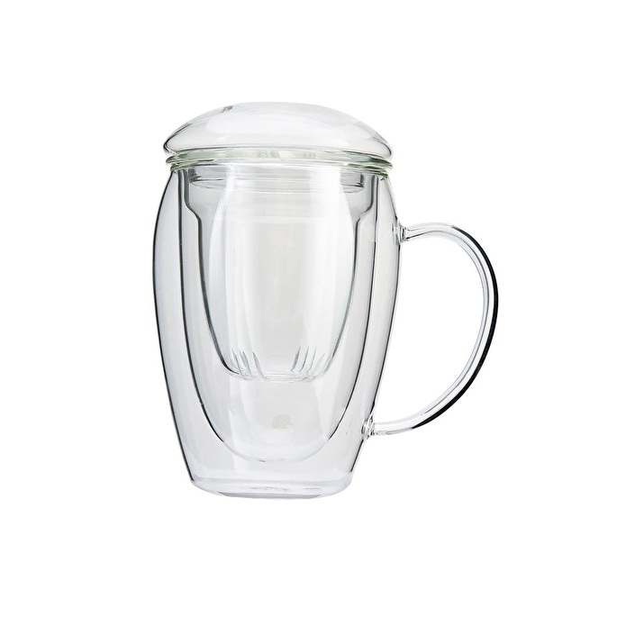 Jumbo Glory Double Wall Bitki Çay Bardağı 280 ml