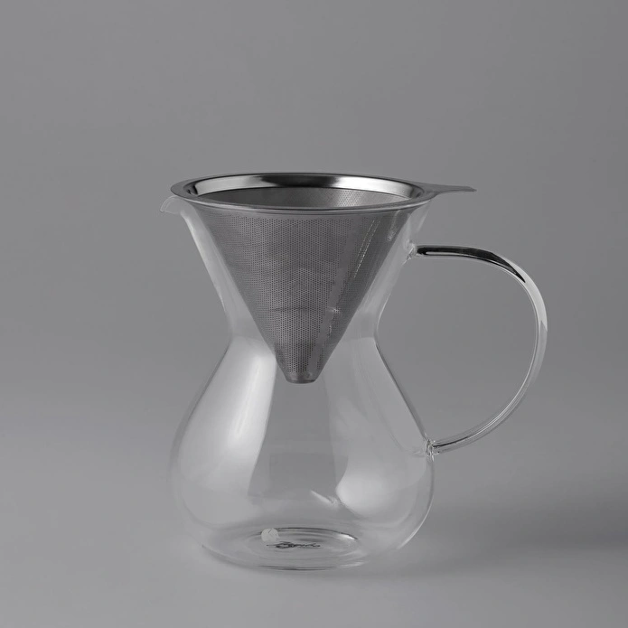 Jumbo Glory 850 Ml Çelik Süzgeçli Cam Kahve Demleme Ekipmanı