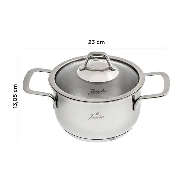 Jumbo Minör İndüksiyon Tabanlı Derin Tencere 14 cm