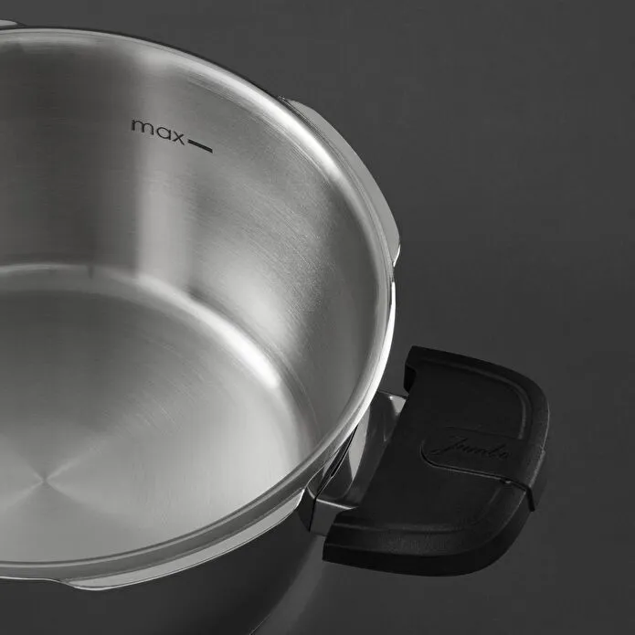 Jumbo Procook 4+6 Litre Paslanmaz Çelik Düdüklü Tencere Seti