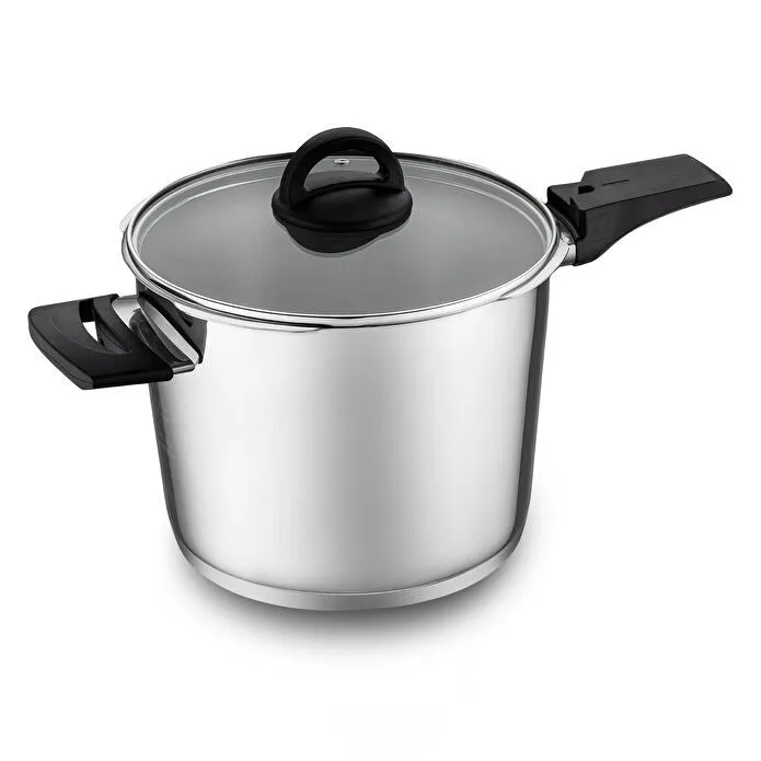 Jumbo Procook 4+6 Litre Paslanmaz Çelik Düdüklü Tencere Seti