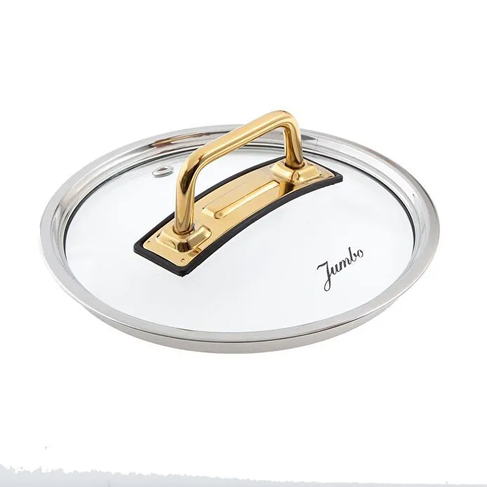 Jumbo Assos 6 Parça Titanyum Gold İndüksiyon Tabanlı Midi Sahan Seti