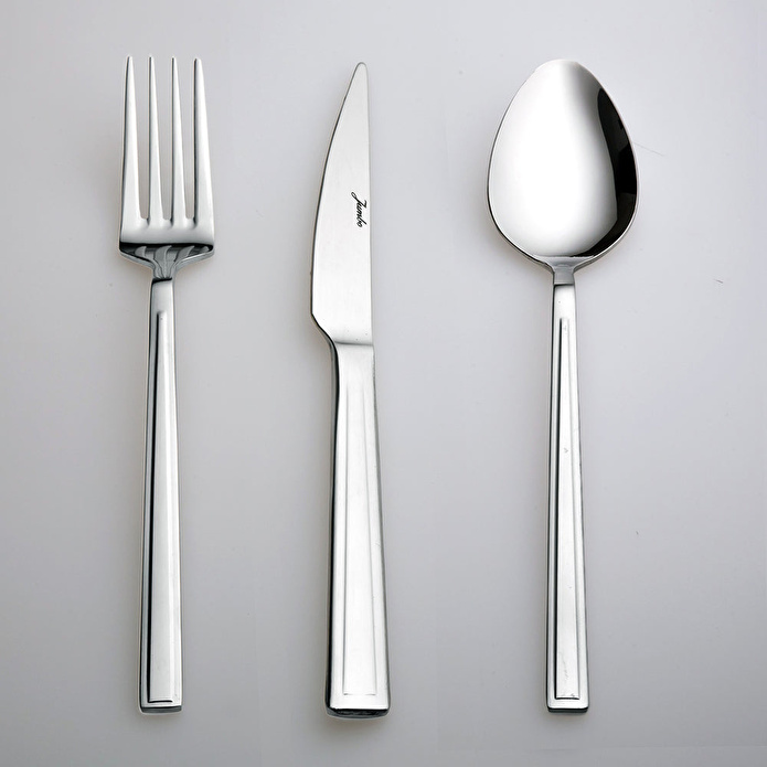 Jumbo Athena 18 Parça 6 Kişilik Yemek Çatal Kaşık Bıçak Takımı