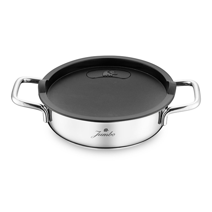 Jumbo Lyon 4 Parça İndüksiyon Tabanlı Çelik Midi Tencere Seti