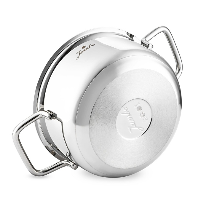 Jumbo Lyon 4 Parça İndüksiyon Tabanlı Çelik Midi Tencere Seti