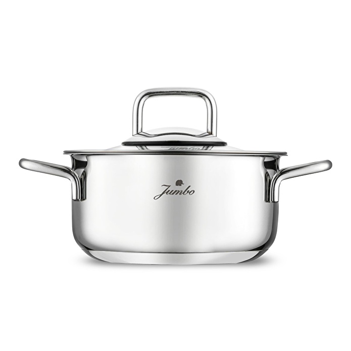 Jumbo Lyon 4 Parça İndüksiyon Tabanlı Çelik Midi Tencere Seti