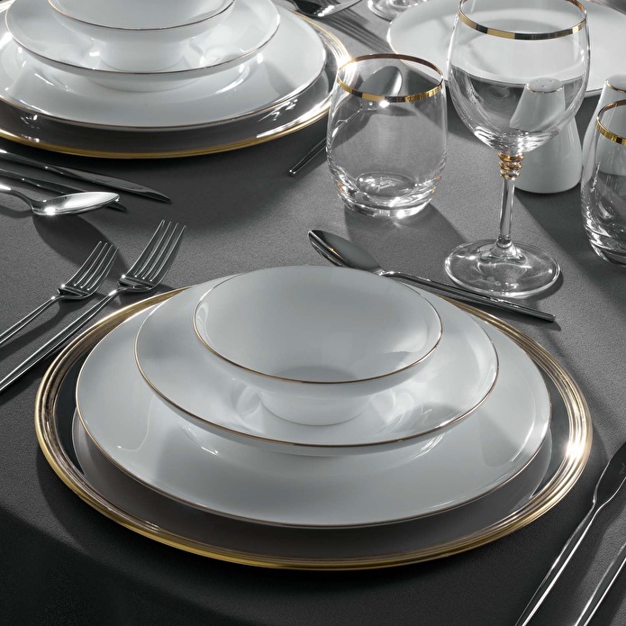 Jumbo Gold Star 60 Parça 12 Kişilik Yemek Takımı