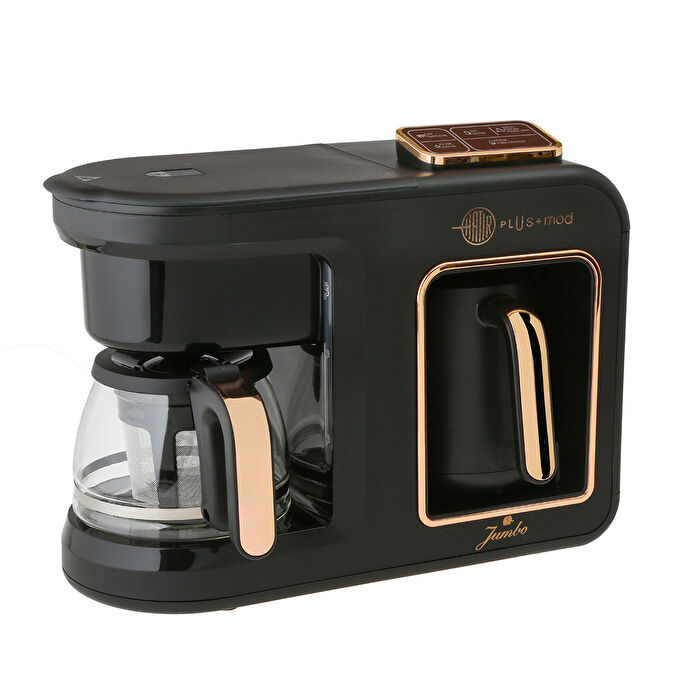 Jumbo Hatır Plus Mod 5in1 Çay ve Kahve Makinesi (Filtre+Közde Türk Kahvesi+Çay Demleme+Sütlü İçecek)