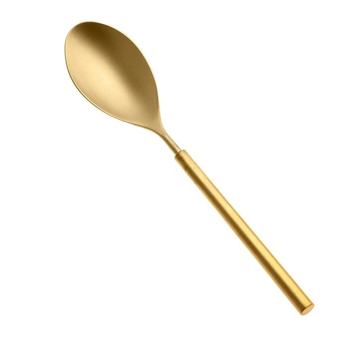 Jumbo 6000 Roller Titanyum Mat Gold 12 Kişilik 84 Parça Çatal Kaşık Bıçak Takımı