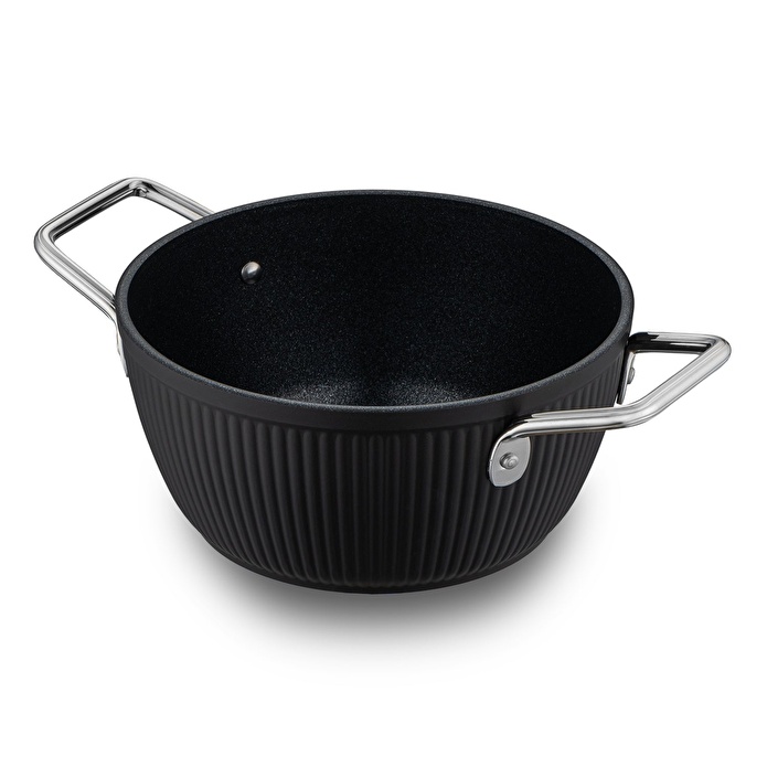 Jumbo Dublin Black 7 Parça İndüksiyon Tabanlı Granit Tencere Seti