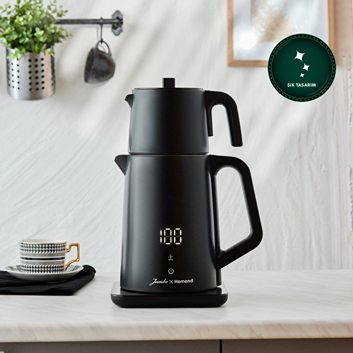 Jumbo x Homend Joy 1884H Türk Kahvesi Makinesi - Inox