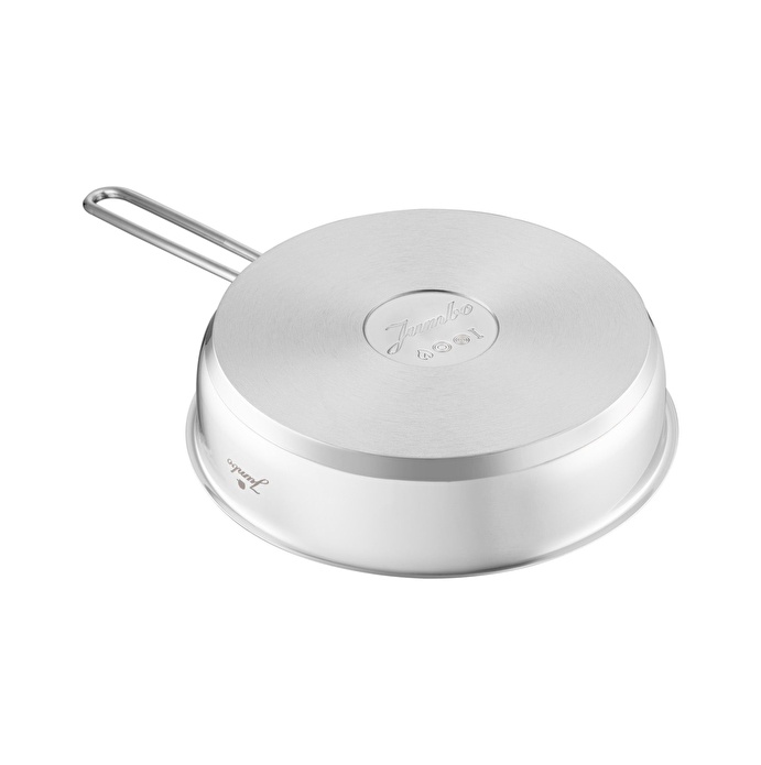 Jumbo Palermo 7 Parça İndüksiyon Tabanlı Çelik Tencere Seti