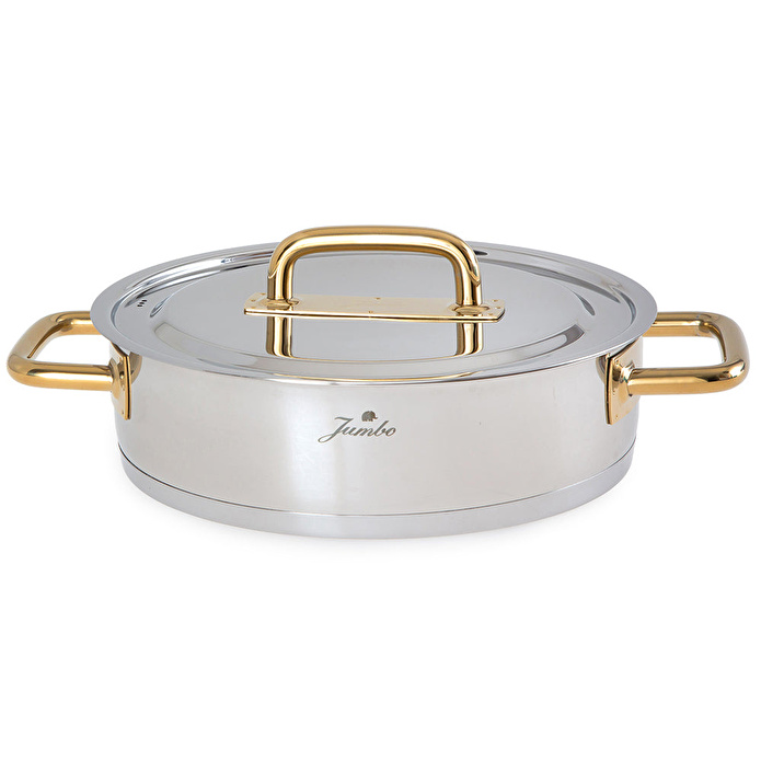 Jumbo Metalix Titanyum Gold İndüksiyon Tabanlı 8 Parça Tencere Seti