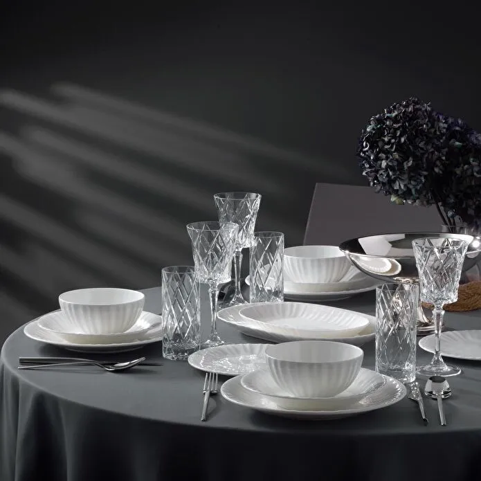 Jumbo Claro 26 Parça 6 Kişilik Yemek Takımı